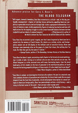 The Blood Telegram: Nixon, Kissinger, And A Forgotten Genocide,Used
