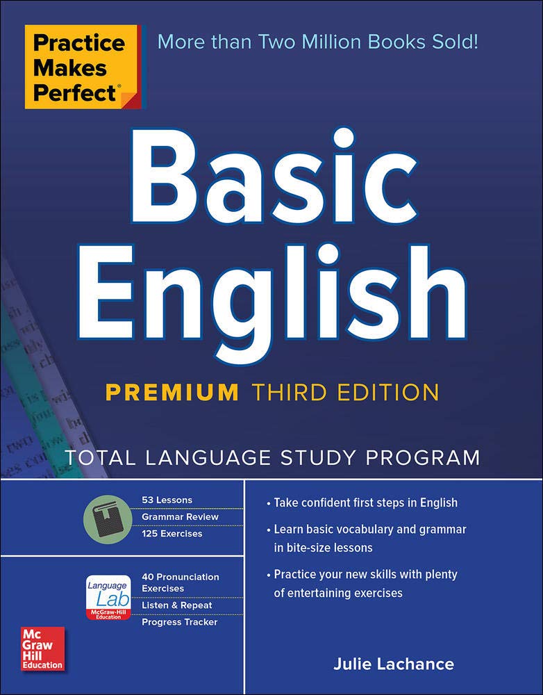Practice Makes Perfect: Basic English, Premium Third Edition,Used