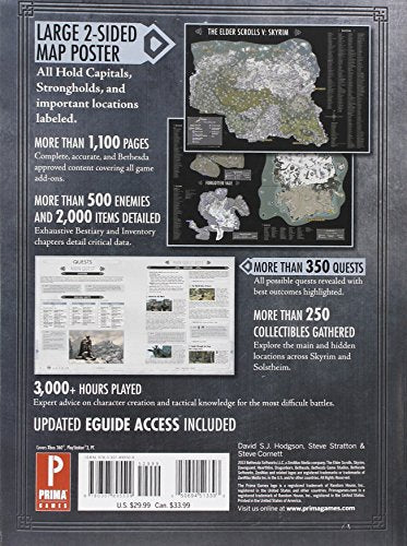 The Elder Scrolls V: Skyrim Legendary Standard Edition: Prima Official Game Guide,Used