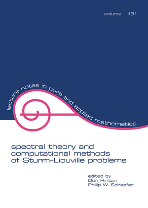 Spectral Theory & Computational Methods Of Sturmliouville Problems (Lecture Notes In Pure And Applied Mathematics),Used