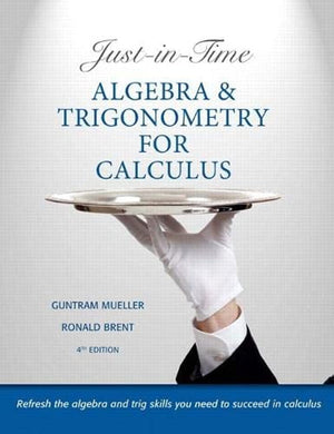 JustinTime Algebra and Trigonometry for Calculus,New