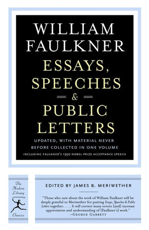 Essays, Speeches & Public Letters,Used