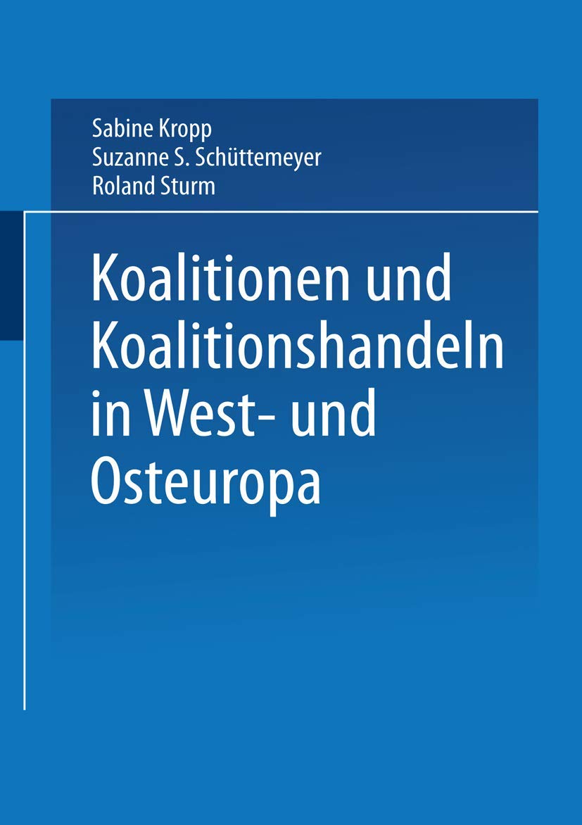 Koalitionen in West und Osteuropa (German Edition),Used