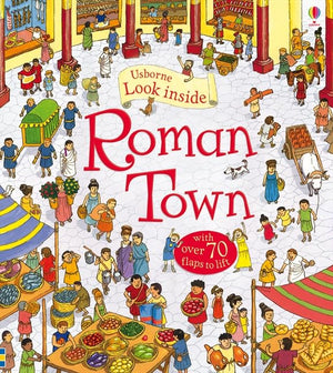 Look Inside Roman Town (Look Inside Board Books),Used
