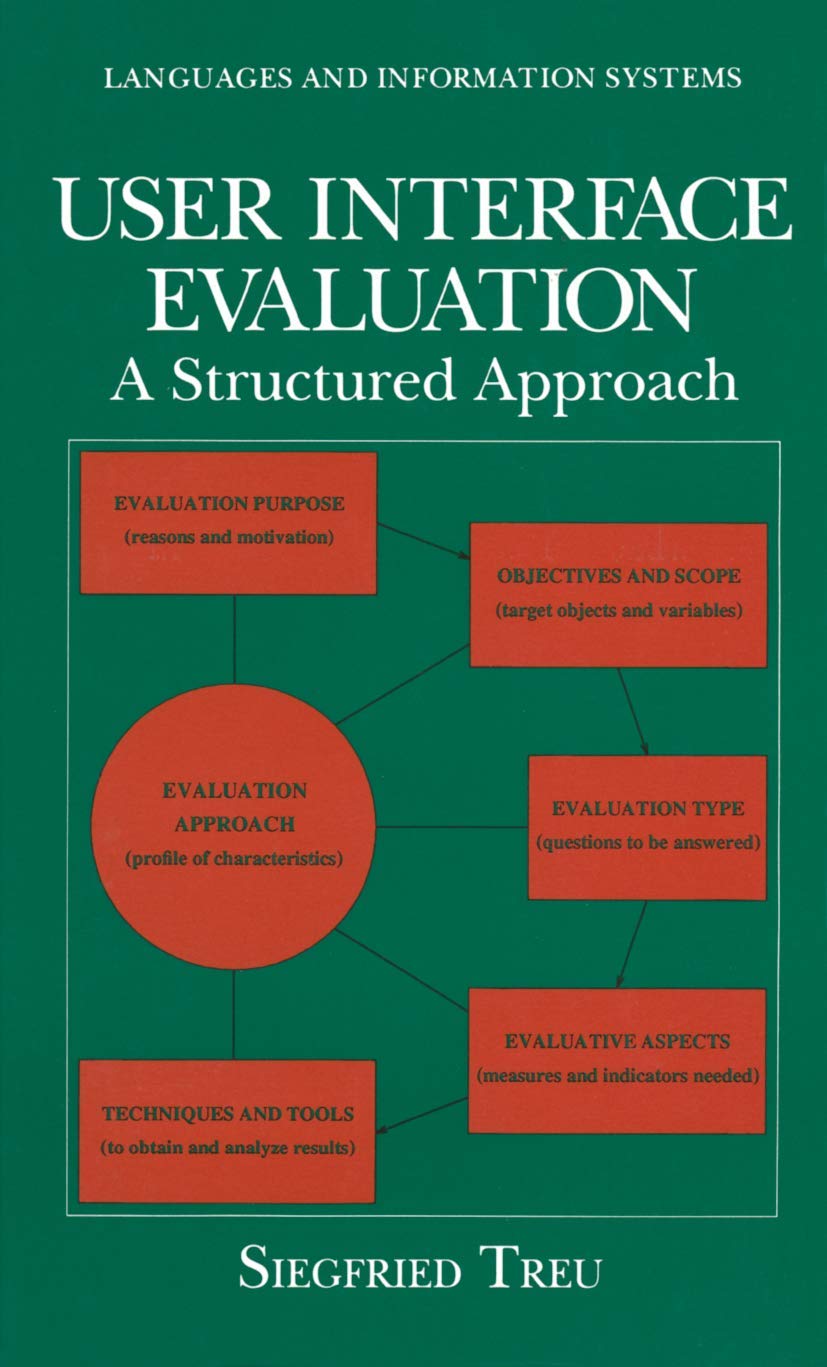 User Interface Evaluation: A Structured Approach (Languages And Information Systems),Used