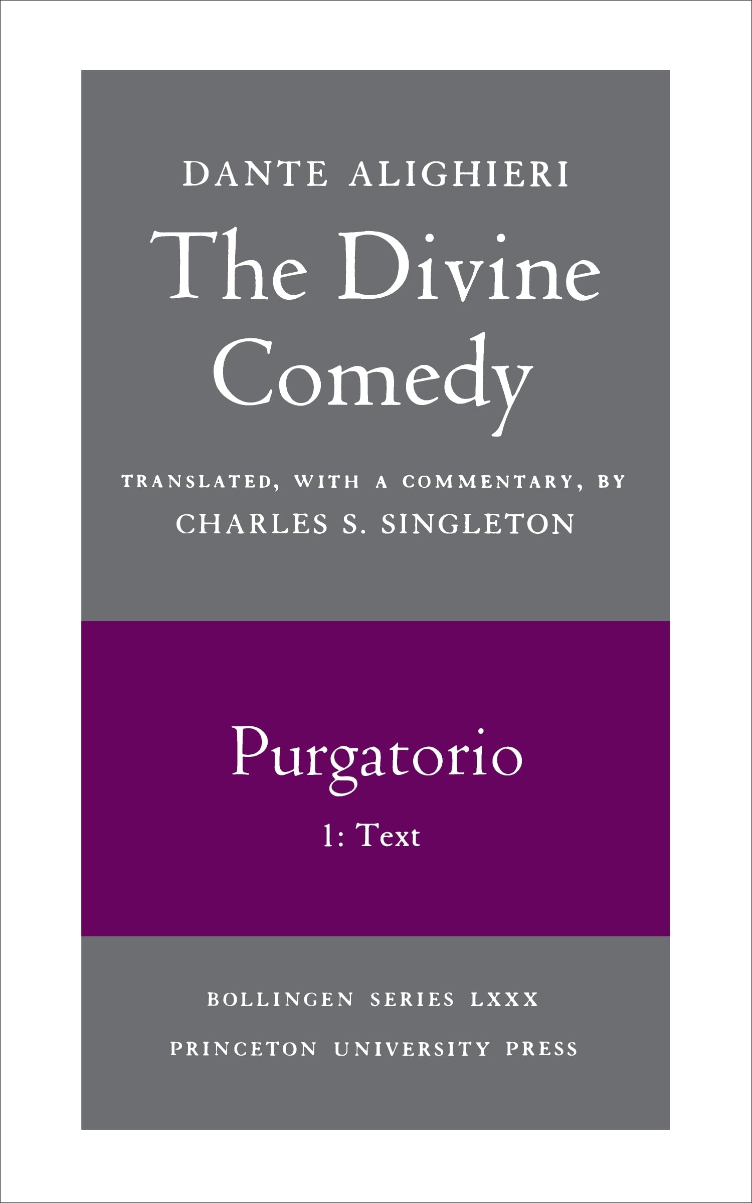 The Divine Comedy, Ii. Purgatorio. Part 1,Used