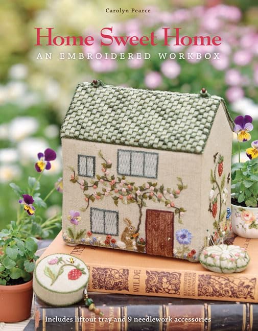 Home Sweet Home: An Embroidered Workbox,Used