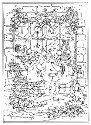 Creative Haven Winter Wonderland Coloring Book (Adult Coloring Books: Seasons),Used