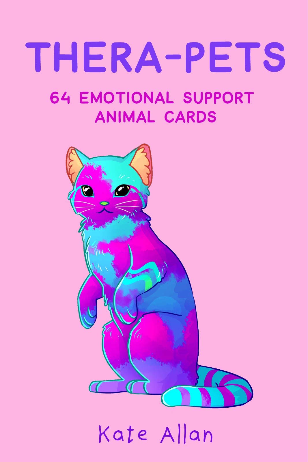 Therapets: 64 Emotional Support Animal Cards (Selfesteem, Affirmations, Help With Anxiety, Worry And Stress, And For Fans Of Y