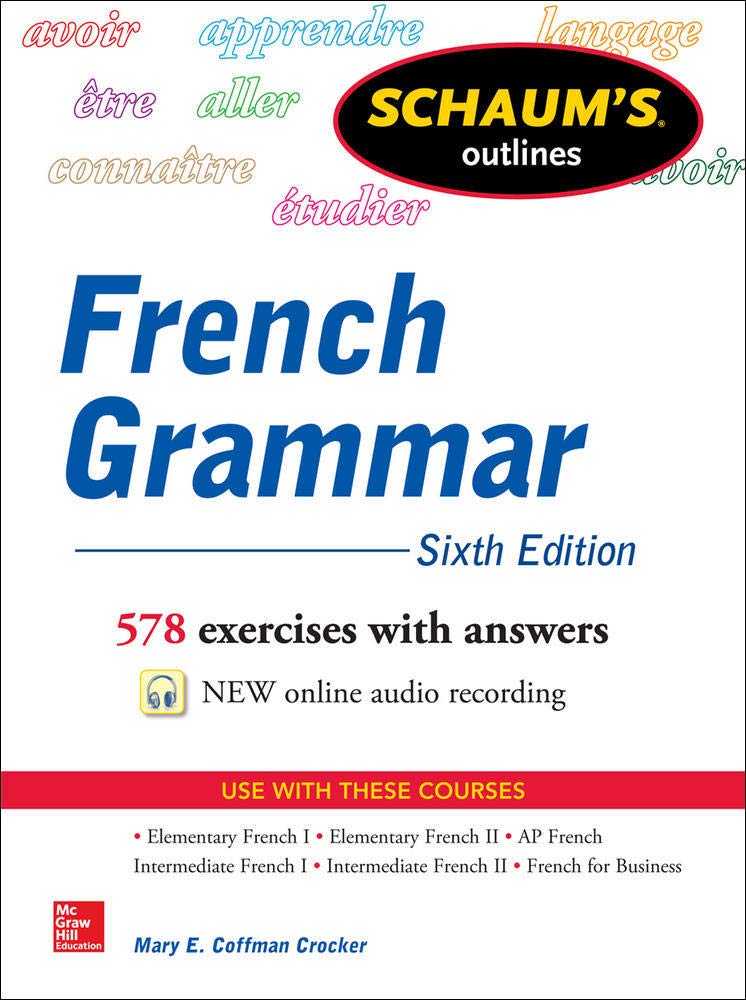 Schaum's Outline of French Grammar,New
