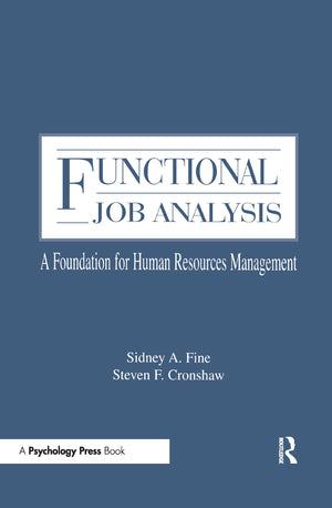 Functional Job Analysis: A Foundation For Human Resources Management (Applied Psychology Series),Used