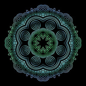 Mandalas For Meditation: Scratchoff Nightscapes