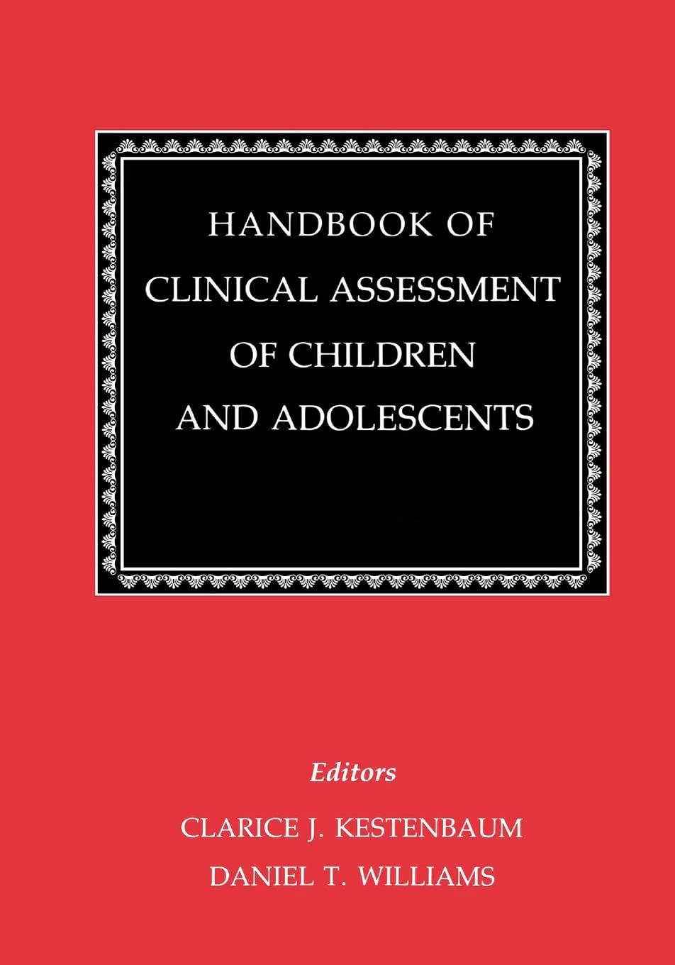 Handbook Of Clinical Assessment Of Children And Adolescents (2 Volume Set),Used