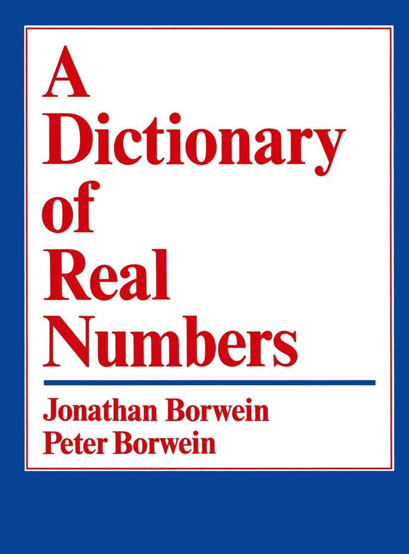 A Dictionary of Real Numbers,Used