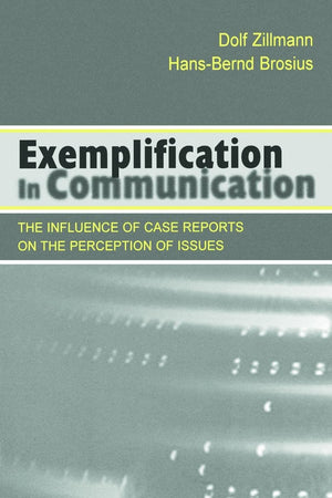 Exemplification In Communication (Routledge Communication Series),New