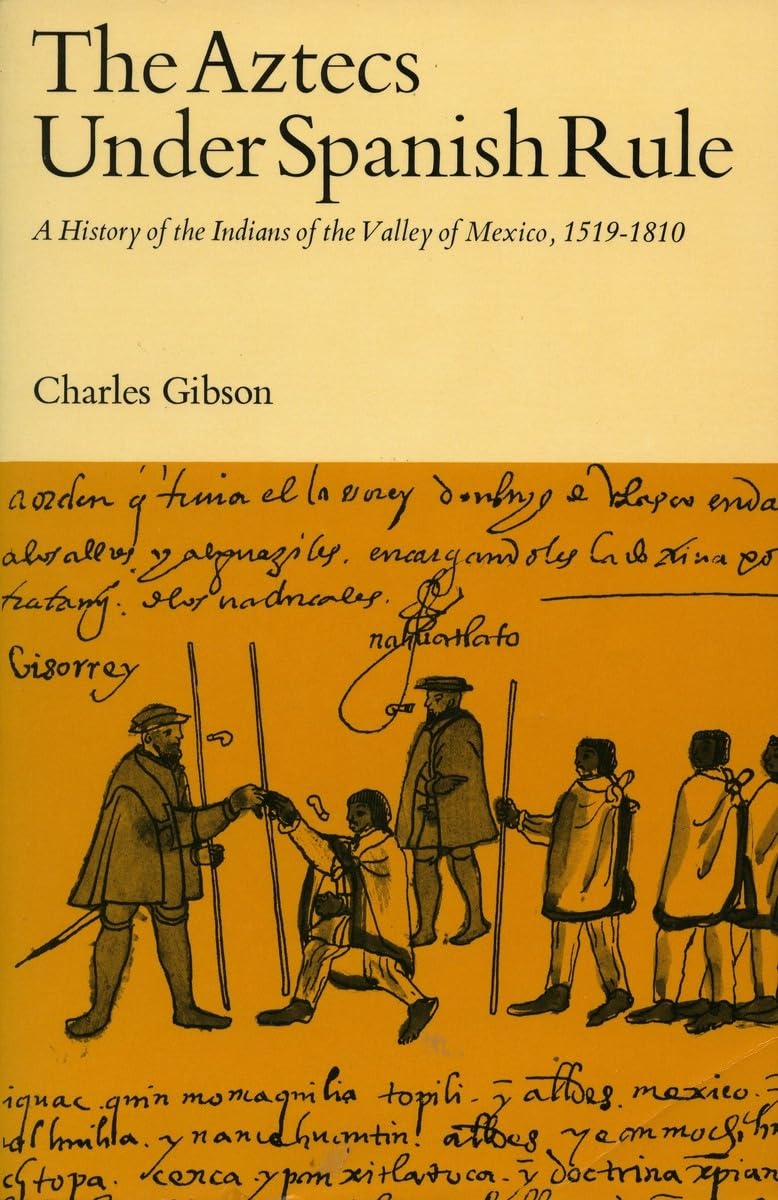 The Aztecs Under Spanish Rule: A History of the Indians of the Valley of Mexico, 15191810,New