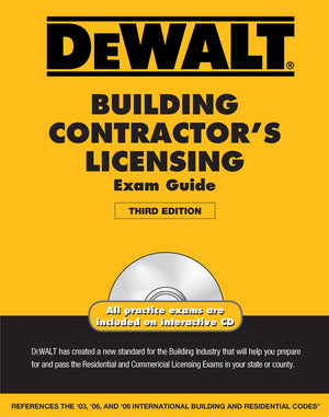 Dewalt Building Contractor's Licensing Exam Guide (DEWALT Series),Used