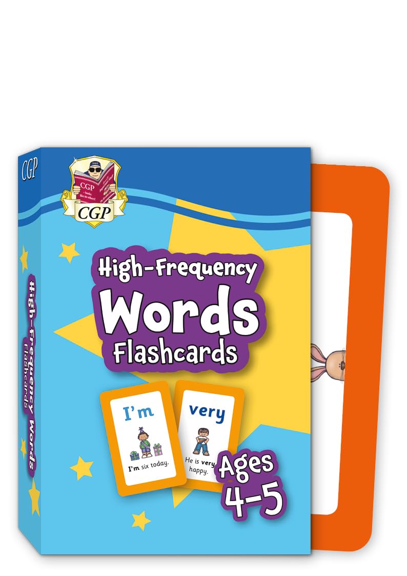 New HighFrequency Words Flashcards for Ages 45: Perfect for CatchUp and Home Learning (CGP Primary Fun Home Learning),Used