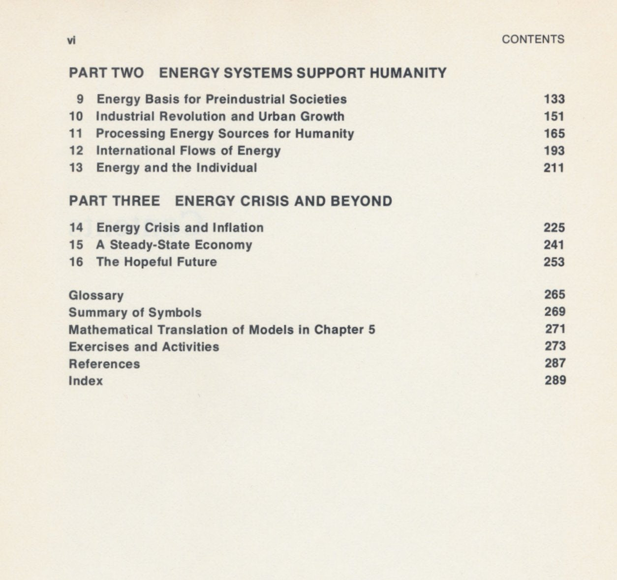Energy Basis for Man and Nature,Used