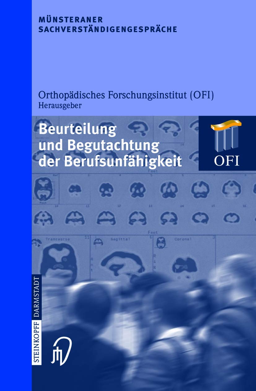 Mnsteraner Sachverstndigengesprche: Beurteilung und Begutachtung der Berufsunfhigkeit (German Edition),Used