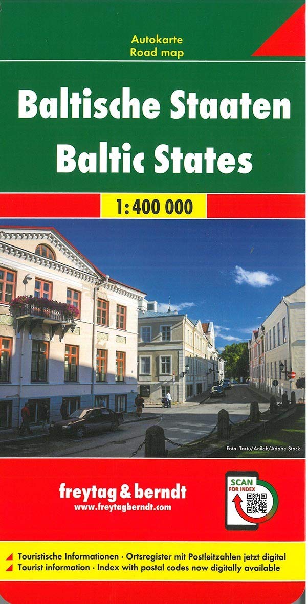 Baltics  Estonia/Latvia/Lithuania (English, German, French, Italian and Spanish Edition),Used