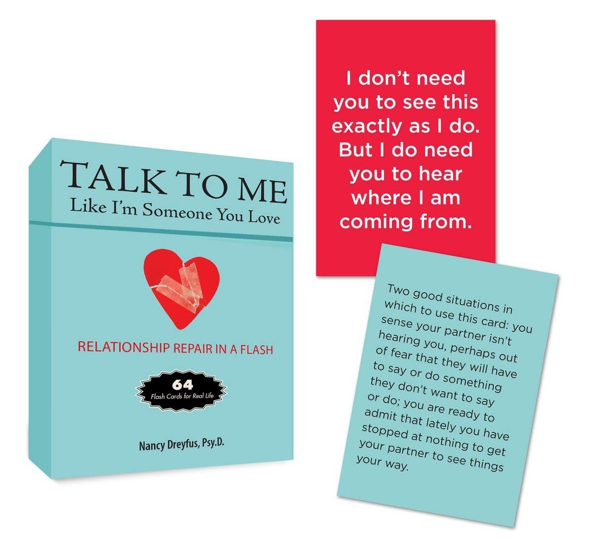 Talk to Me Like I'm Someone You Love: Relationship Repair in a Flash64 Flash Cards for Real Life (Tarcher Inspiration Cards),Used