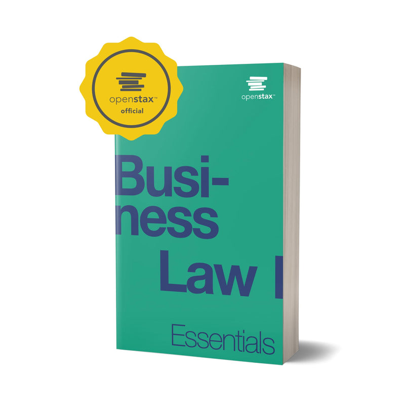 Business Law I Essentials by OpenStax (paperback version, B&W),Used