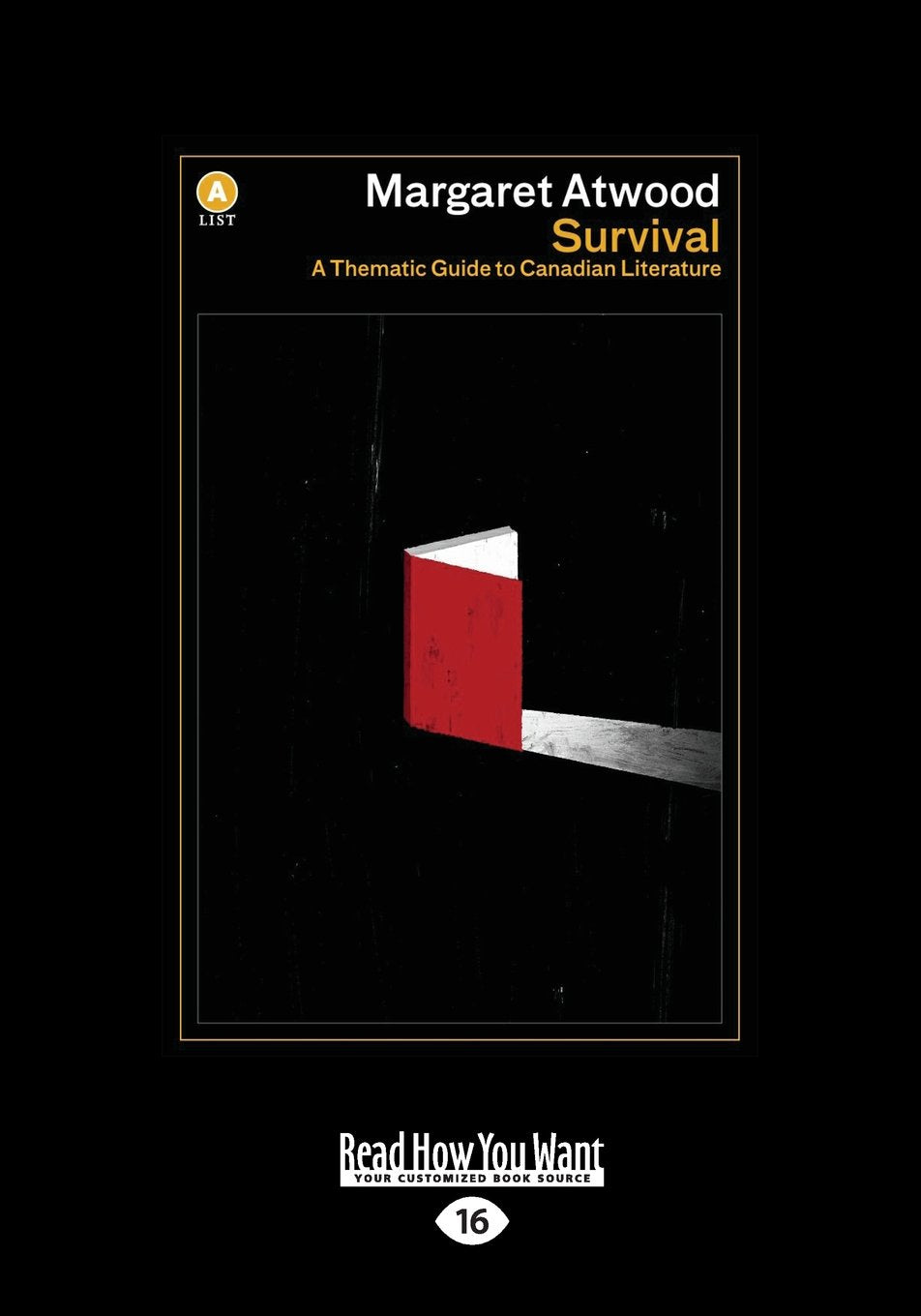 Survival: A Thematic Guide to Canadian Literature,Used