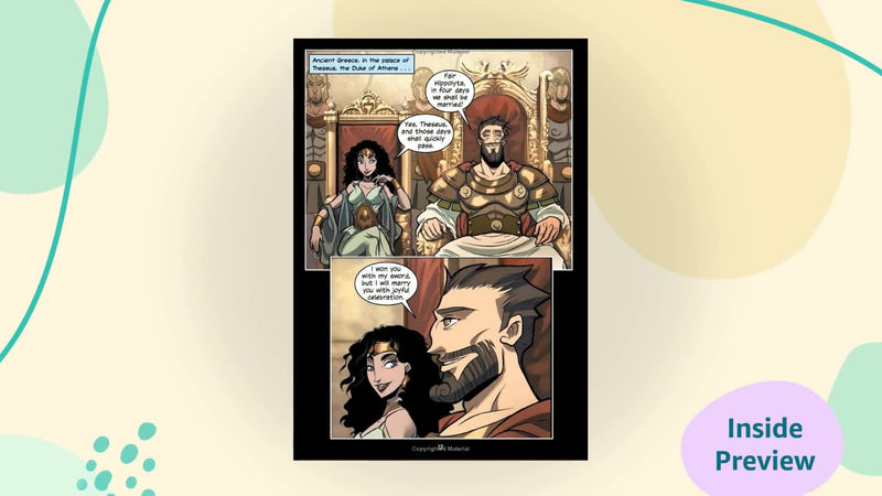 A Midsummer Night's Dream, No Fear Shakespeare SidebySide Plain English,Used