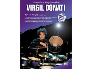 Ultimate PlayAlong Drum Trax Virgil Donati: Jam with 17 Virgil Donati Tracks, Book & 2 CDs,Used