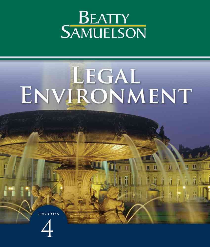 Legal Environment (Available Titles CengageNOW),Used