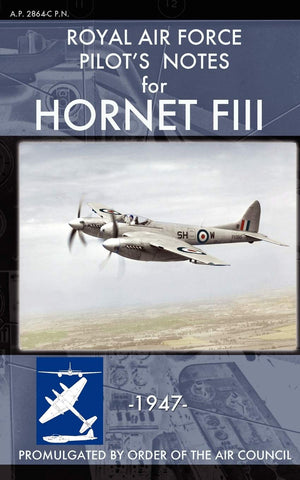 Royal Air Force Pilot'S Notes For Hornet Fiii,Used