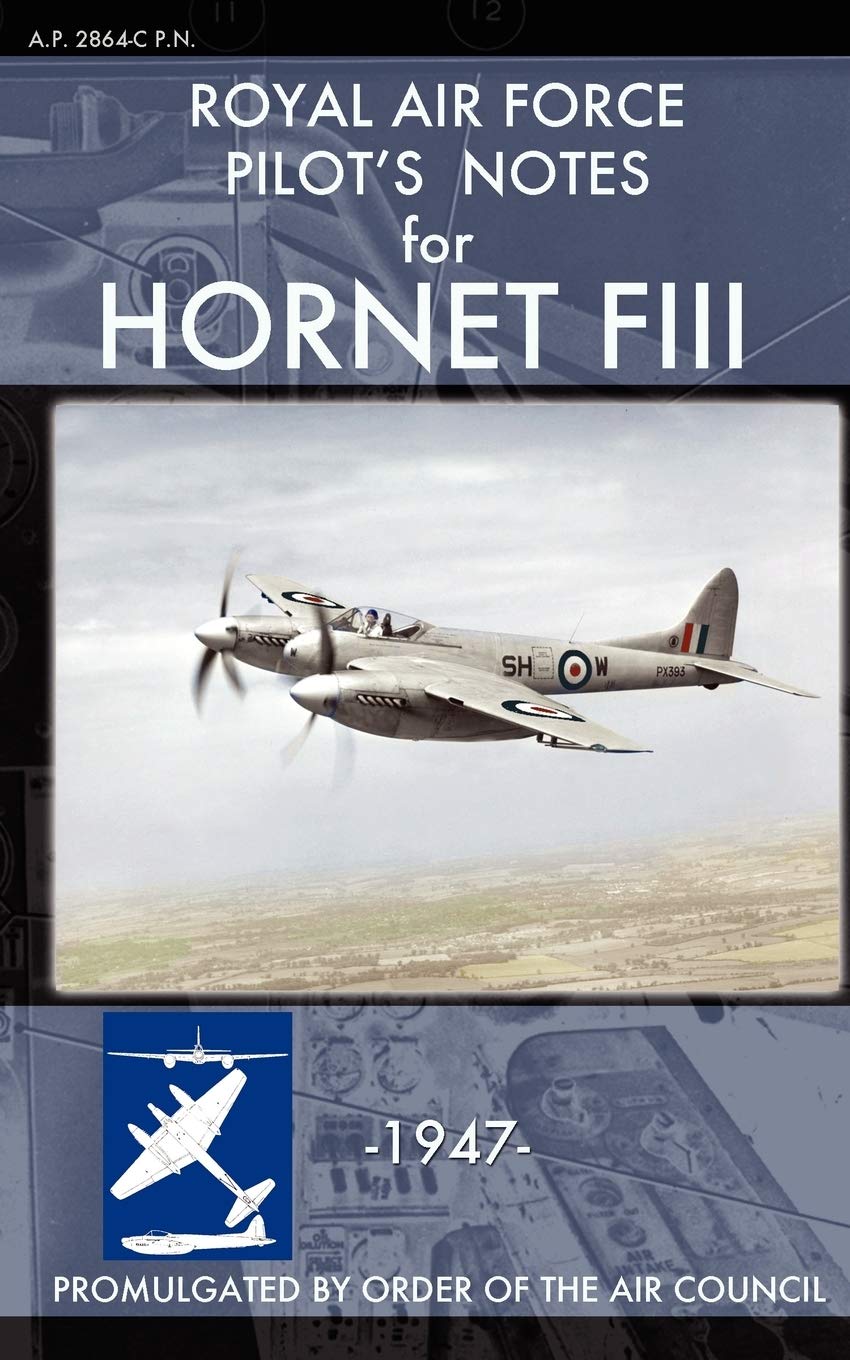 Royal Air Force Pilot'S Notes For Hornet Fiii,Used