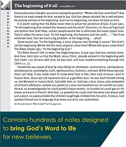 New Believer's Bible NLT (Softcover): First Steps for New Christians,Used