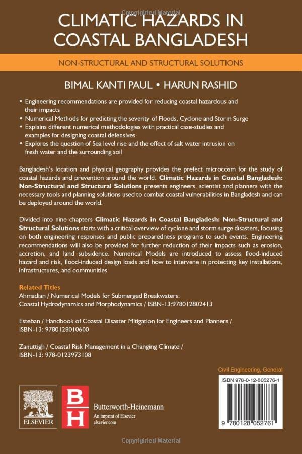 Climatic Hazards in Coastal Bangladesh: NonStructural and Structural Solutions,Used