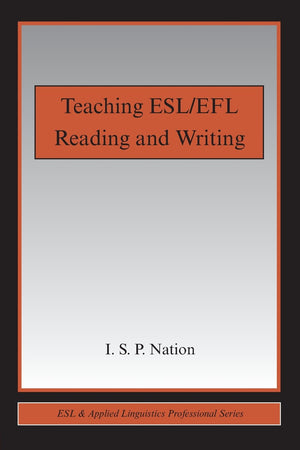 Teaching Esl/Efl Reading And Writing (Esl & Applied Linguistics Professional Series)-used