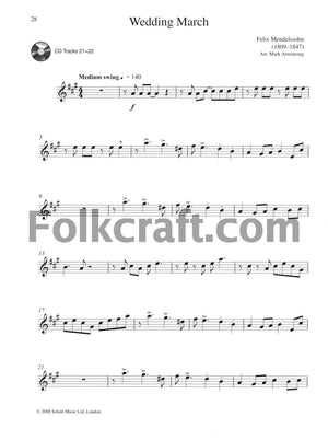 Swinging Romantic PlayAlong: 12 Pieces from the Romantic Era in Easy Swing Arrangements Alto Sax Book/CD (Schott Master Playal,Used