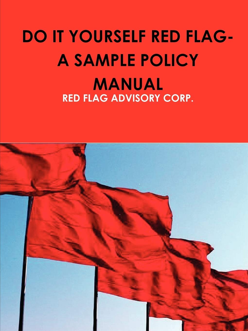 DO IT YOURSELF RED FLAGA SAMPLE POLICY MANUAL,Used