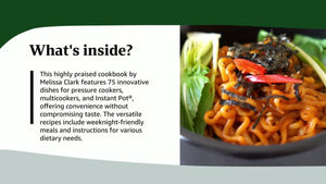 Dinner in an Instant: 75 Modern Recipes for Your Pressure Cooker, Multicooker, and Instant Pot : A Cookbook,New