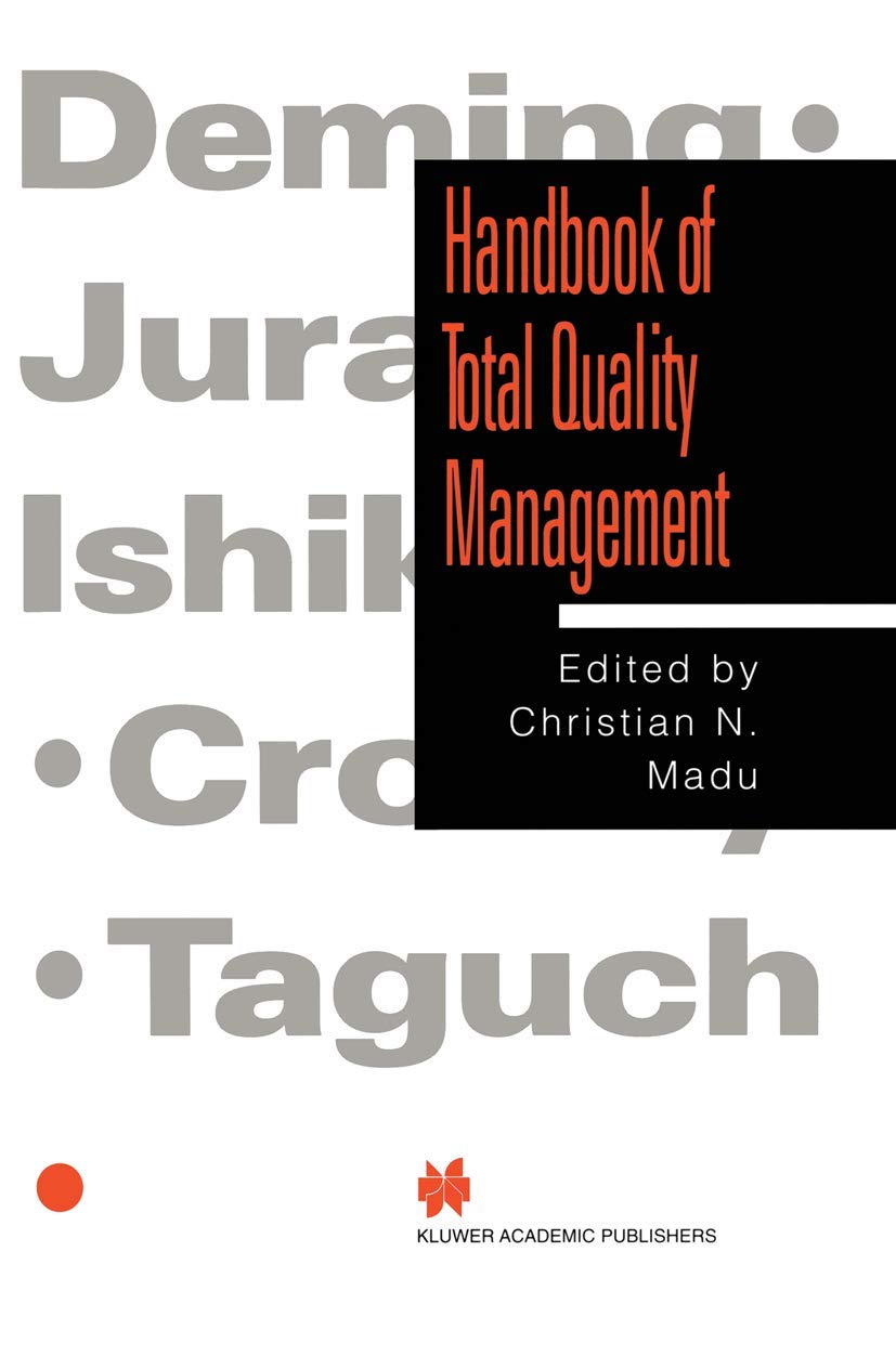 Handbook of Total Quality Management,New