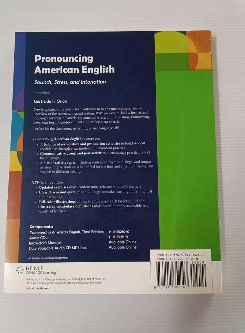 Pronouncing American English: Sounds, Stress, and Intonation,New