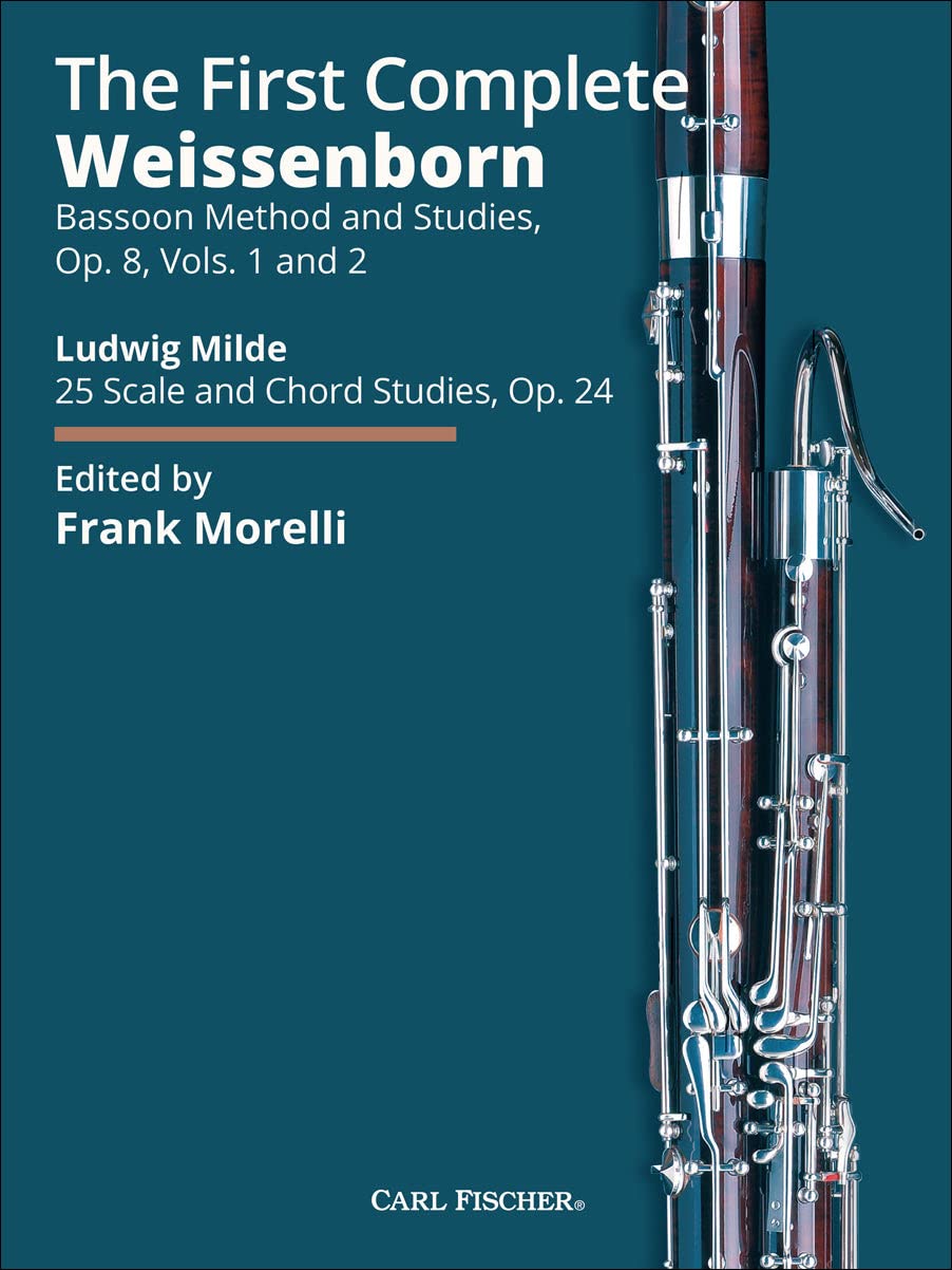 Wf223Sb  The First Complete Weissenborn  Bassoon  Spiral Bound Edition Book