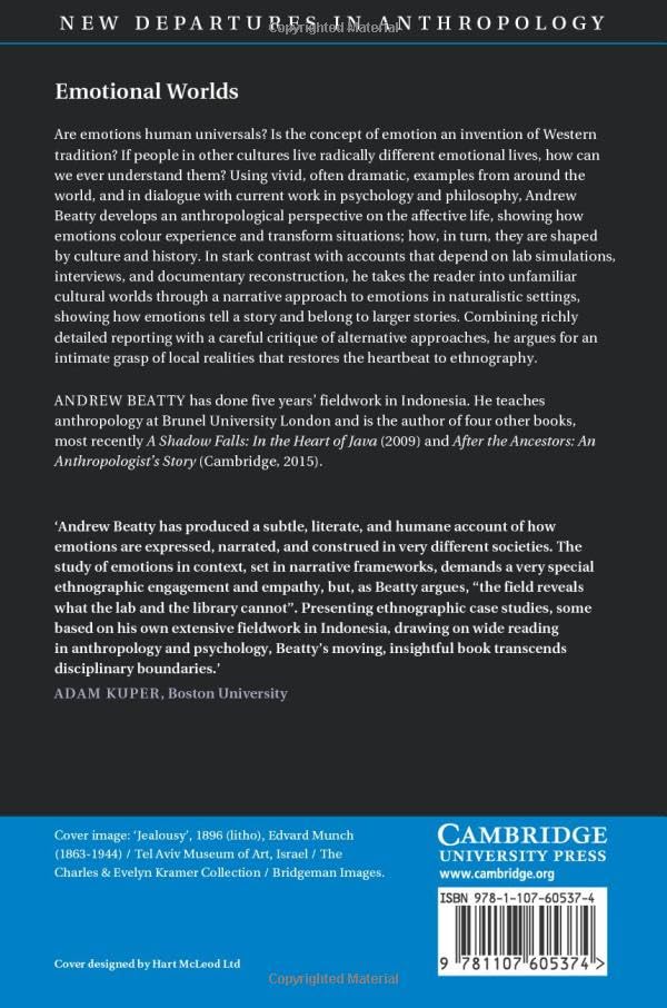 Emotional Worlds (New Departures in Anthropology),Used