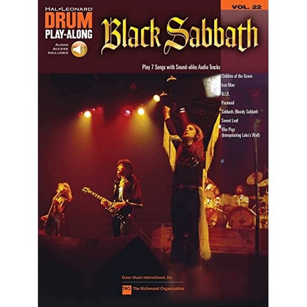 Black Sabbath: Drum Playalong Volume 22 (Drum Playalong, 22),New