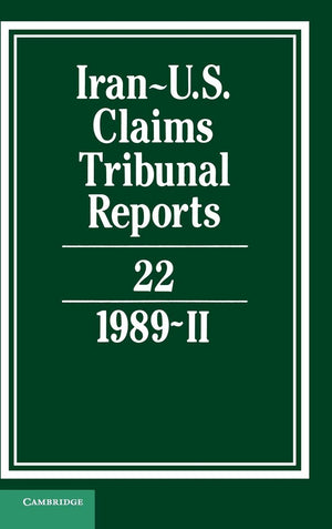 IranUS Claims Tribunal Reports: Volume 22,Used