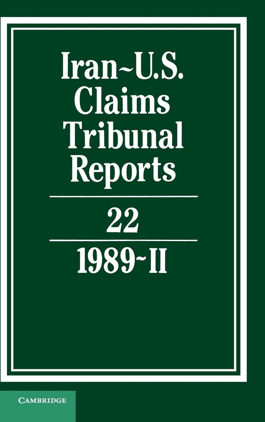 IranUS Claims Tribunal Reports: Volume 22,Used