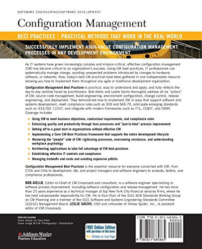 Configuration Management Best Practices: Practical Methods That Work In The Real World,New