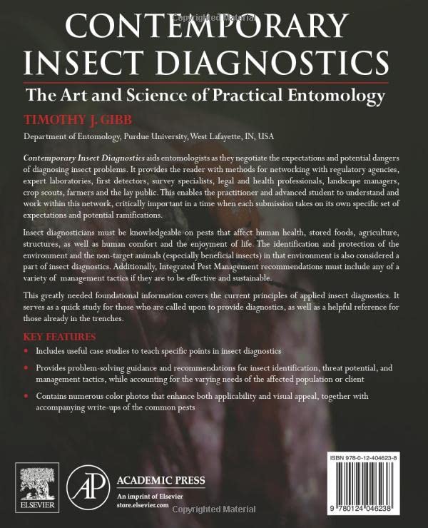 Contemporary Insect Diagnostics: The Art and Science of Practical Entomology,Used