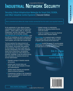 Syngress Industrial Network Security: Protect Critical Infrastructure for Smart Grid, SCADA & Industrial Control Systems