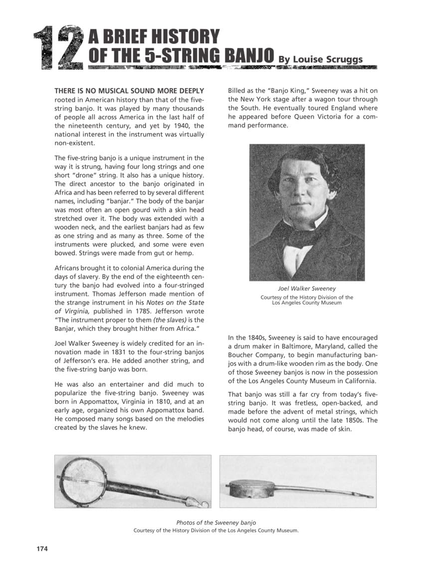 Earl Scruggs and the 5String Banjo: Revised and Enhanced Edition  Book with online Audio,Used